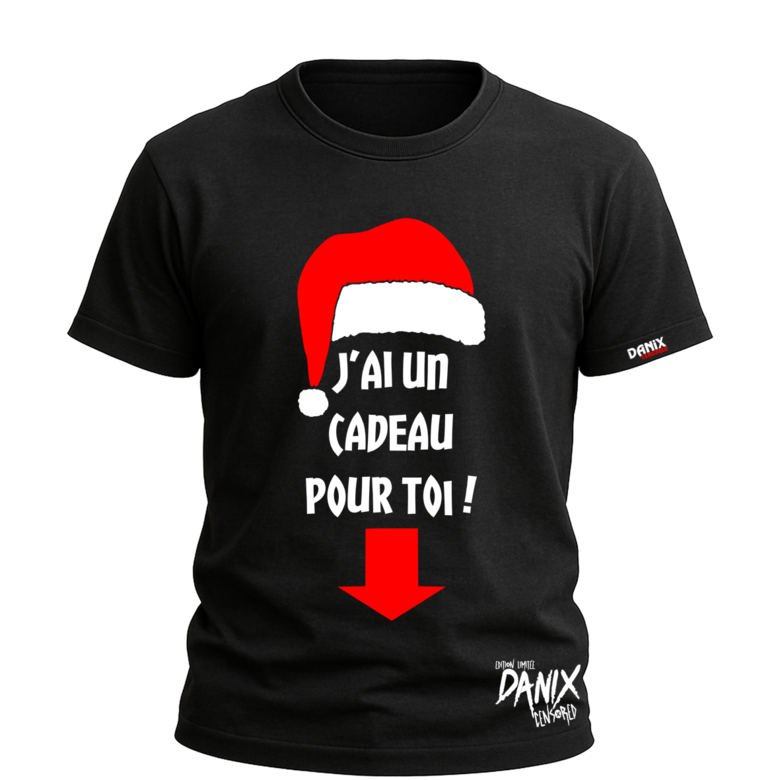 Tshirt J'ai un cadeau pour toi (Noel) (Noël) [DANIX CENSORED]